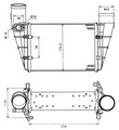 Интеркулер AUDI A6/S6/A4/S4 B5 19 TDI 8/97